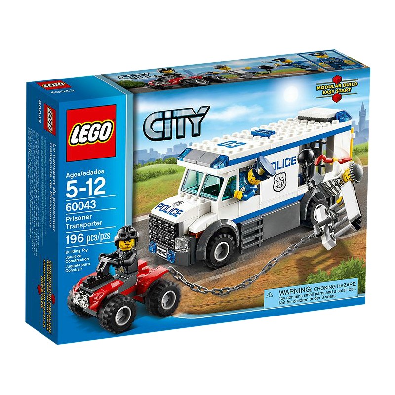 LEGO 60043 City Cellulare della Polizia - Usato con istruzioni senza scatola