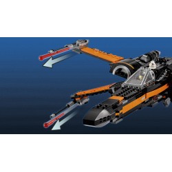 LEGO 75102 Star Wars Poe's X-Wing Fighter - Usato con scatola ed istruzioni