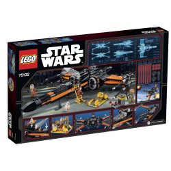 LEGO 75102 Star Wars Poe's X-Wing Fighter - Usato con scatola ed istruzioni