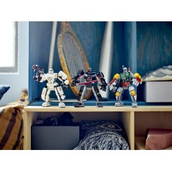 LEGO Star Wars 75370 Mech di Stormtrooper, Action Figure Snodabile da Costruire con Cabina per Minifigure e Grande Blaster
