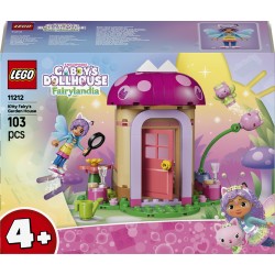 LEGO Gabby's Dollhouse 11212 La Casa in Giardino di Gattina Fatina, Giocattolo con 2 Personaggi e Accessori, Regalo da 4+