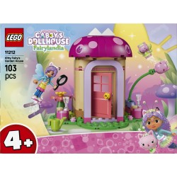 LEGO Gabby's Dollhouse 11212 La Casa in Giardino di Gattina Fatina, Giocattolo con 2 Personaggi e Accessori, Regalo da 4+