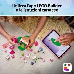 LEGO Gabby's Dollhouse 11212 La Casa in Giardino di Gattina Fatina, Giocattolo con 2 Personaggi e Accessori, Regalo da 4+