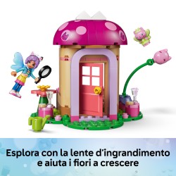 LEGO Gabby's Dollhouse 11212 La Casa in Giardino di Gattina Fatina, Giocattolo con 2 Personaggi e Accessori, Regalo da 4+