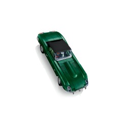 LEGO Icons 11381 Jaguar E-Type, Modellino per Adulti di Auto con Motore 6 Cilindri e Kit di Attrezzi, Regalo da Collezione
