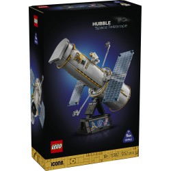 LEGO Icons 11382 Telescopio Spaziale Hubble, Kit di Modellismo STEM 3D per Adulti, Regalo Fai da Te per i Fan dell'Astronomia