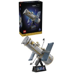 LEGO Icons 11382 Telescopio Spaziale Hubble, Kit di Modellismo STEM 3D per Adulti, Regalo Fai da Te per i Fan dell'Astronomia