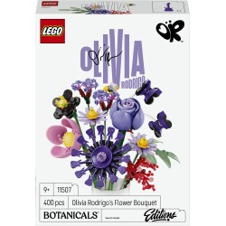 LEGO Botanicals & Editions 11507 Bouquet di Fiori di Olivia Rodrigo con 11 Fiori Artificiali, Idea Regalo per Bambine da 9+