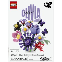LEGO Botanicals & Editions 11507 Bouquet di Fiori di Olivia Rodrigo con 11 Fiori Artificiali, Idea Regalo per Bambine da 9+