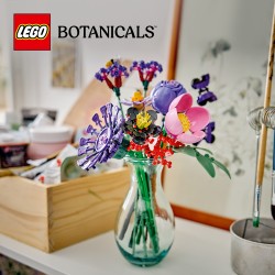 LEGO Botanicals & Editions 11507 Bouquet di Fiori di Olivia Rodrigo con 11 Fiori Artificiali, Idea Regalo per Bambine da 9+