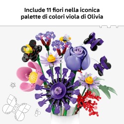 LEGO Botanicals & Editions 11507 Bouquet di Fiori di Olivia Rodrigo con 11 Fiori Artificiali, Idea Regalo per Bambine da 9+