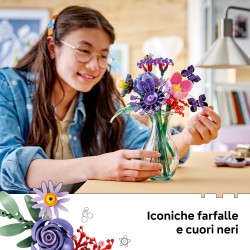 LEGO Botanicals & Editions 11507 Bouquet di Fiori di Olivia Rodrigo con 11 Fiori Artificiali, Idea Regalo per Bambine da 9+