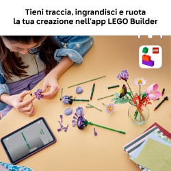 LEGO Botanicals & Editions 11507 Bouquet di Fiori di Olivia Rodrigo con 11 Fiori Artificiali, Idea Regalo per Bambine da 9+
