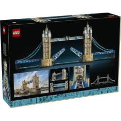 LEGO Architecture 21067 Tower Bridge, Kit Modellismo per Adulti Fai da Te, Miniatura Monumento 3D, Idea Regalo da Collezione