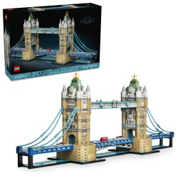 LEGO Architecture 21067 Tower Bridge, Kit Modellismo per Adulti Fai da Te, Miniatura Monumento 3D, Idea Regalo da Collezione