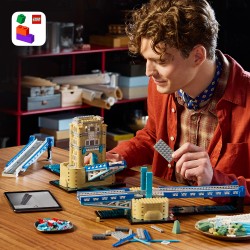 LEGO Architecture 21067 Tower Bridge, Kit Modellismo per Adulti Fai da Te, Miniatura Monumento 3D, Idea Regalo da Collezione