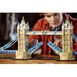 LEGO Architecture 21067 Tower Bridge, Kit Modellismo per Adulti Fai da Te, Miniatura Monumento 3D, Idea Regalo da Collezione