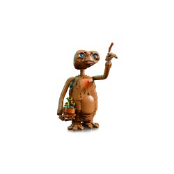LEGO Ideas 21370 E.T. the Extra-Terrestrial, Kit Modellismo per Adulti con Figura Aliena, Fiori Finti e Mattoncino Luminoso
