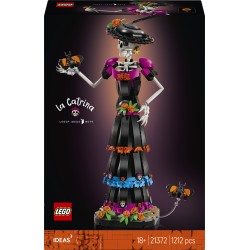 LEGO Ideas 21372 La Catrina, Kit Modellismo per Adulti con Scheletro, Fiori Finti e Farfalle Monarca, Idea Regalo Fai da Te