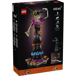 LEGO Ideas 21372 La Catrina, Kit Modellismo per Adulti con Scheletro, Fiori Finti e Farfalle Monarca, Idea Regalo Fai da Te