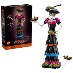 LEGO Ideas 21372 La Catrina, Kit Modellismo per Adulti con Scheletro, Fiori Finti e Farfalle Monarca, Idea Regalo Fai da Te