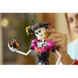 LEGO Ideas 21372 La Catrina, Kit Modellismo per Adulti con Scheletro, Fiori Finti e Farfalle Monarca, Idea Regalo Fai da Te
