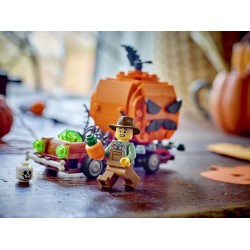 LEGO 40822 Furgone di Halloween Giocattolo, Kit Arti e Mestieri con Zucca e Minifigure del Contadino, Regalo per Bambini 8+