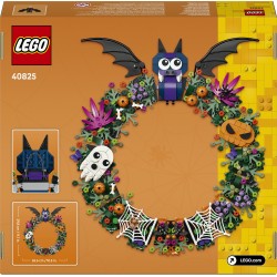LEGO 40825 Ghirlanda di Halloween, Addobbo con Pipistrelli, Zucche, Fantasmi e Ragnatele, Regalo per Ragazze e Ragazzi da 12+
