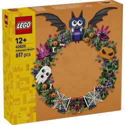 LEGO 40825 Ghirlanda di Halloween, Addobbo con Pipistrelli, Zucche, Fantasmi e Ragnatele, Regalo per Ragazze e Ragazzi da 12+