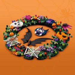 LEGO 40825 Ghirlanda di Halloween, Addobbo con Pipistrelli, Zucche, Fantasmi e Ragnatele, Regalo per Ragazze e Ragazzi da 12+