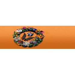 LEGO 40825 Ghirlanda di Halloween, Addobbo con Pipistrelli, Zucche, Fantasmi e Ragnatele, Regalo per Ragazze e Ragazzi da 12+