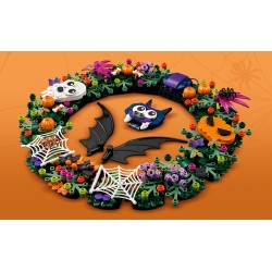 LEGO 40825 Ghirlanda di Halloween, Addobbo con Pipistrelli, Zucche, Fantasmi e Ragnatele, Regalo per Ragazze e Ragazzi da 12+