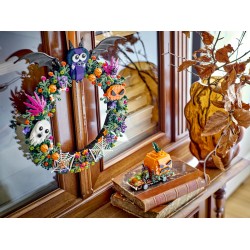 LEGO 40825 Ghirlanda di Halloween, Addobbo con Pipistrelli, Zucche, Fantasmi e Ragnatele, Regalo per Ragazze e Ragazzi da 12+