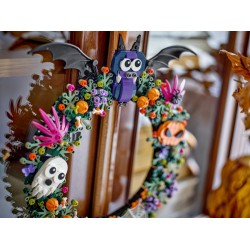 LEGO 40825 Ghirlanda di Halloween, Addobbo con Pipistrelli, Zucche, Fantasmi e Ragnatele, Regalo per Ragazze e Ragazzi da 12+