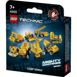 LEGO Technic 42233 Macchine Potenti, Scatole a Sorpresa con 1 di 8 Giocattoli Casuali da Collezione, Regali per Bambini da 7+