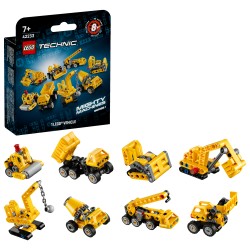 LEGO Technic 42233 Macchine Potenti, Scatole a Sorpresa con 1 di 8 Giocattoli Casuali da Collezione, Regali per Bambini da 7+