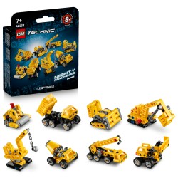 LEGO Technic 42233 Macchine Potenti, Scatole a Sorpresa con 1 di 8 Giocattoli Casuali da Collezione, Regali per Bambini da 7+