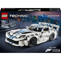LEGO Technic 42234 Auto Sportiva Dodge Viper GTS-R, Macchina Giocattolo con Motore V10, Sterzo e Differenziale, Regalo da 10+