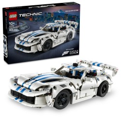 LEGO Technic 42234 Auto Sportiva Dodge Viper GTS-R, Macchina Giocattolo con Motore V10, Sterzo e Differenziale, Regalo da 10+