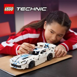 LEGO Technic 42234 Auto Sportiva Dodge Viper GTS-R, Macchina Giocattolo con Motore V10, Sterzo e Differenziale, Regalo da 10+