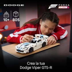 LEGO Technic 42234 Auto Sportiva Dodge Viper GTS-R, Macchina Giocattolo con Motore V10, Sterzo e Differenziale, Regalo da 10+