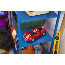 LEGO Technic 42235 Auto Ferrari 488 PISTA, Macchina Giocattolo con Motore V8, Sterzo e Differenziale, Regalo per Bambini 9+