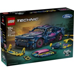 LEGO Technic 42236 Auto Ford Mustang GT Custom Garage GT, Giocattolo con Motore V8, Sterzo HOG, Parti Intercambiabili, da 10+