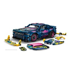 LEGO Technic 42236 Auto Ford Mustang GT Custom Garage GT, Giocattolo con Motore V8, Sterzo HOG, Parti Intercambiabili, da 10+