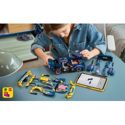 LEGO Technic 42236 Auto Ford Mustang GT Custom Garage GT, Giocattolo con Motore V8, Sterzo HOG, Parti Intercambiabili, da 10+