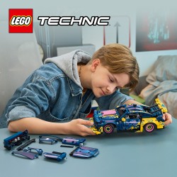 LEGO Technic 42236 Auto Ford Mustang GT Custom Garage GT, Giocattolo con Motore V8, Sterzo HOG, Parti Intercambiabili, da 10+