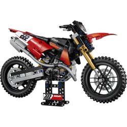 LEGO Technic 42238 Moto Ducati Desmo450 MX Factory, Kit di Modellismo con Moto Giocattolo da Collezione, Regalo Bambini 10+