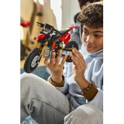 LEGO Technic 42238 Moto Ducati Desmo450 MX Factory, Kit di Modellismo con Moto Giocattolo da Collezione, Regalo Bambini 10+