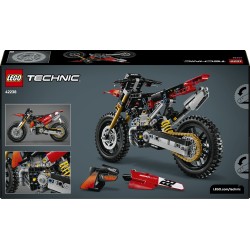 LEGO Technic 42238 Moto Ducati Desmo450 MX Factory, Kit di Modellismo con Moto Giocattolo da Collezione, Regalo Bambini 10+