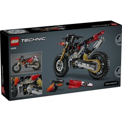 LEGO Technic 42238 Moto Ducati Desmo450 MX Factory, Kit di Modellismo con Moto Giocattolo da Collezione, Regalo Bambini 10+